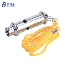 Dr. Lau LBS851 Dual Lumen High Frequency Whistleblower Whistle Metal whistle Competition Whistle Whistle for emergency response to the whistle
