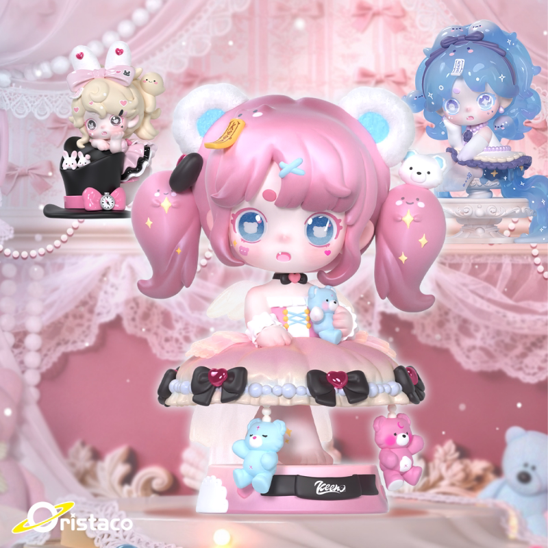 Keeno四代奇迹盛宴系列盲盒潮玩公仔桌面摆件手办玩偶生日礼物女