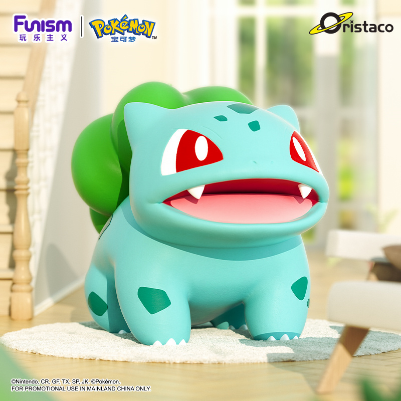 Playful Pokémon Bulbasaur Large Size Pikachu Peripheral Figure Trendy Toy Figurine Birthday Gift