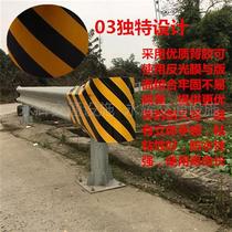 40 cm engineering grade highway corrugated guardrail board end reflective film 40*50 yellow black red and white elbow film