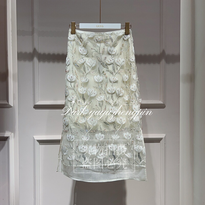 Gccg Zhien Exclusive Counter Genuine Product 962-Dq3962 Skirt 1299 26 New Summer Model Yaya in Stock Same Day Shipping