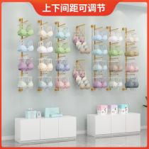 Underwear hook bra display rack iron panty rack wall combination underwear store wall hanging rack bra rack underwear cabinet