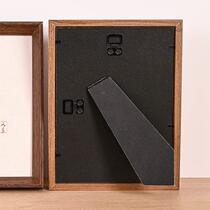 Chinese photo frame table hanging wall A3a4 calligraphy and painting framed ornaments 5 inches 6 inches 7 inches 8 inches 10 wooden three-dimensional