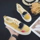 Giày cotton nam mùa đông ấm áp cộng với giày nhung dày Phiên bản Hàn Quốc của xu hướng hoang dã giản dị hai đôi giày cotton thấp giúp giày tuyết mùa thu