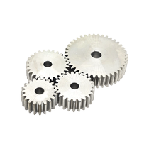 304 stainless steel spur gear 2 molds 10 teeth-30 teeth cylindrical gear rack and pinion spur gear supports customization