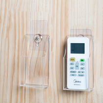 TV remote control storage box wall-mounted bedside storage box for mobile phone wall rechargeable acrylic display stand