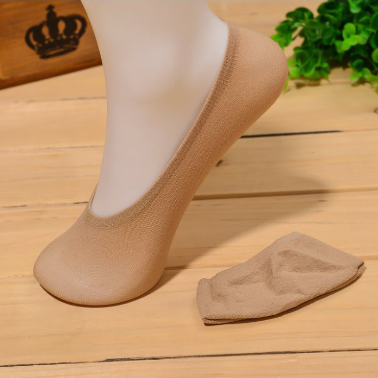 Skin-Colored No-Show Socks, Women's Stockings, Dance Shoe Socks, Ballet Shoe Socks, Women's Non-Slip Invisible Low-Cut Socks Skin-Colored No-Show Socks, Women's Stockings, Dance Shoe Socks, Ballet Shoe Socks, Women's Non-Slip Invisible Low-Cut Socks