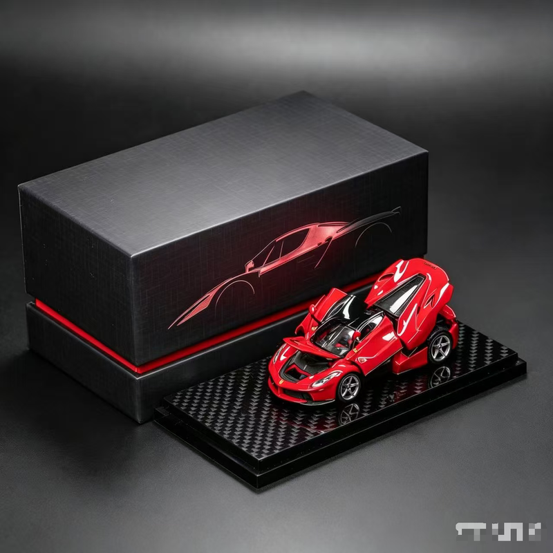 [Limited Edition] Glamcraft 1:64 Ferrari Laferrari Collectible Gift Box Full-Size Alloy Car Model