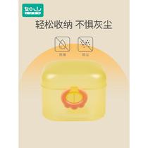 Rushan Baby Teething Glue Storage Box Pacifier Teething Stick Dustproof Box Baby Portable and Sterilizable
