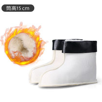 Baige rain boots liner cotton cover to prevent cold and thickened warm socks (15cm long wool cotton cover) BG-ZB-9445