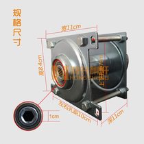 Stainless steel outdoor flagpole accessories hand lift with built-in manual flag raising six-sided rocker roller winch device