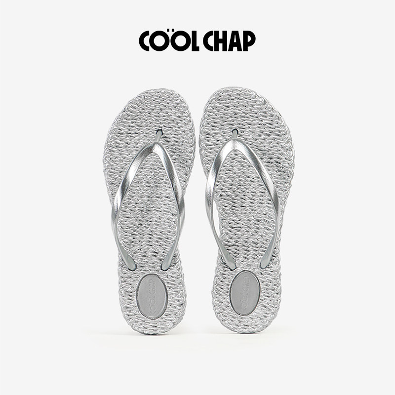 Пляжные шлепанцы COOLCHAP; новые летние женские шлепанцы для отдыха на море; красивая пляжная одежда; шлепанцы на плоской подошве с клипсами