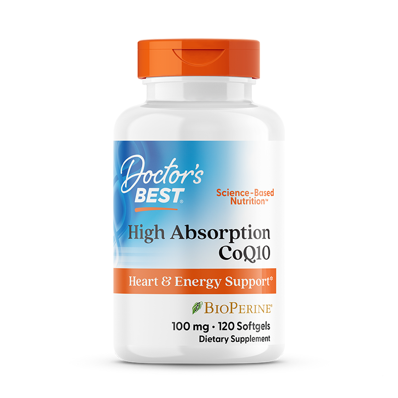 Doctor's Best金达威美国辅酶Q10保护心脑胶囊120粒含黑胡椒素