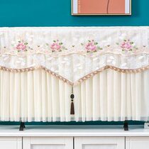 Lace TV cover dust-proof cover 43 inches 50 inches 55 inches 65 inches modern simple cover cloth without taking off the cover cloth when turning on