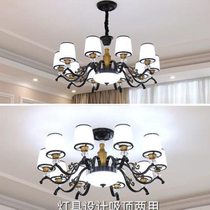 Living room chandelier Nordic modern minimalist atmosphere restaurant lighting creative light luxury three bedrooms and two living room package combination lighting