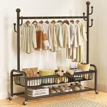 Clotheshorse Floor Bedrooms Removable Home Cool Hanger Balcony Hung Clothes Rack Indoor Simple Rod Cloakhat Rack