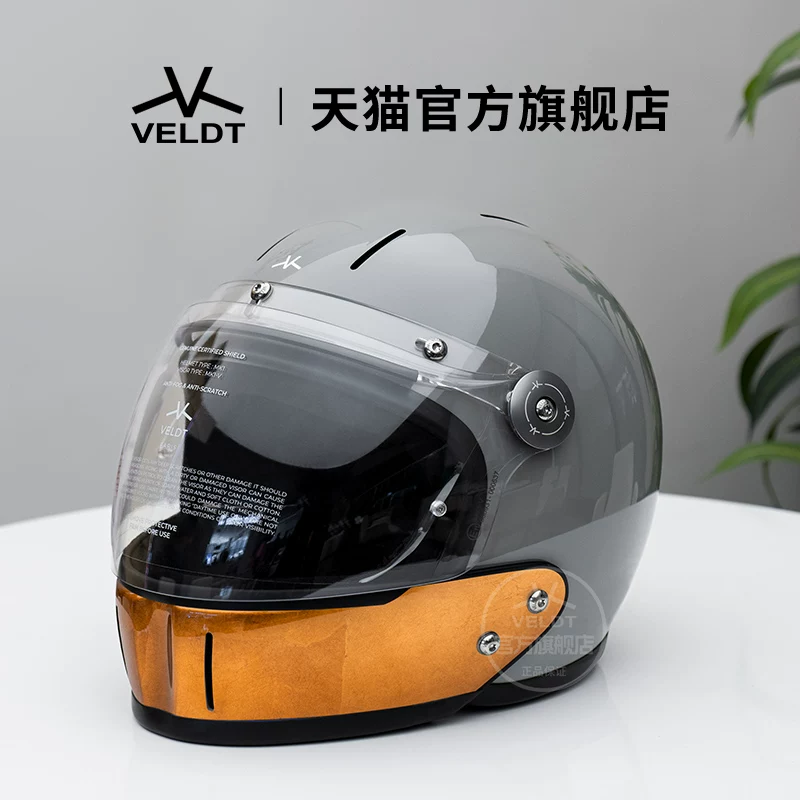 Карбоновый ретро-шлем VELDT подходит для мотоциклов с полной защитой Triumph Harley, комбинированный шлем Velт