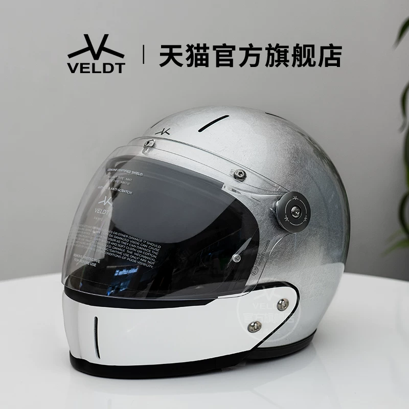 Карбоновый ретро-шлем VELDT подходит для мотоциклов с полной защитой Triumph Harley, комбинированный шлем Velт