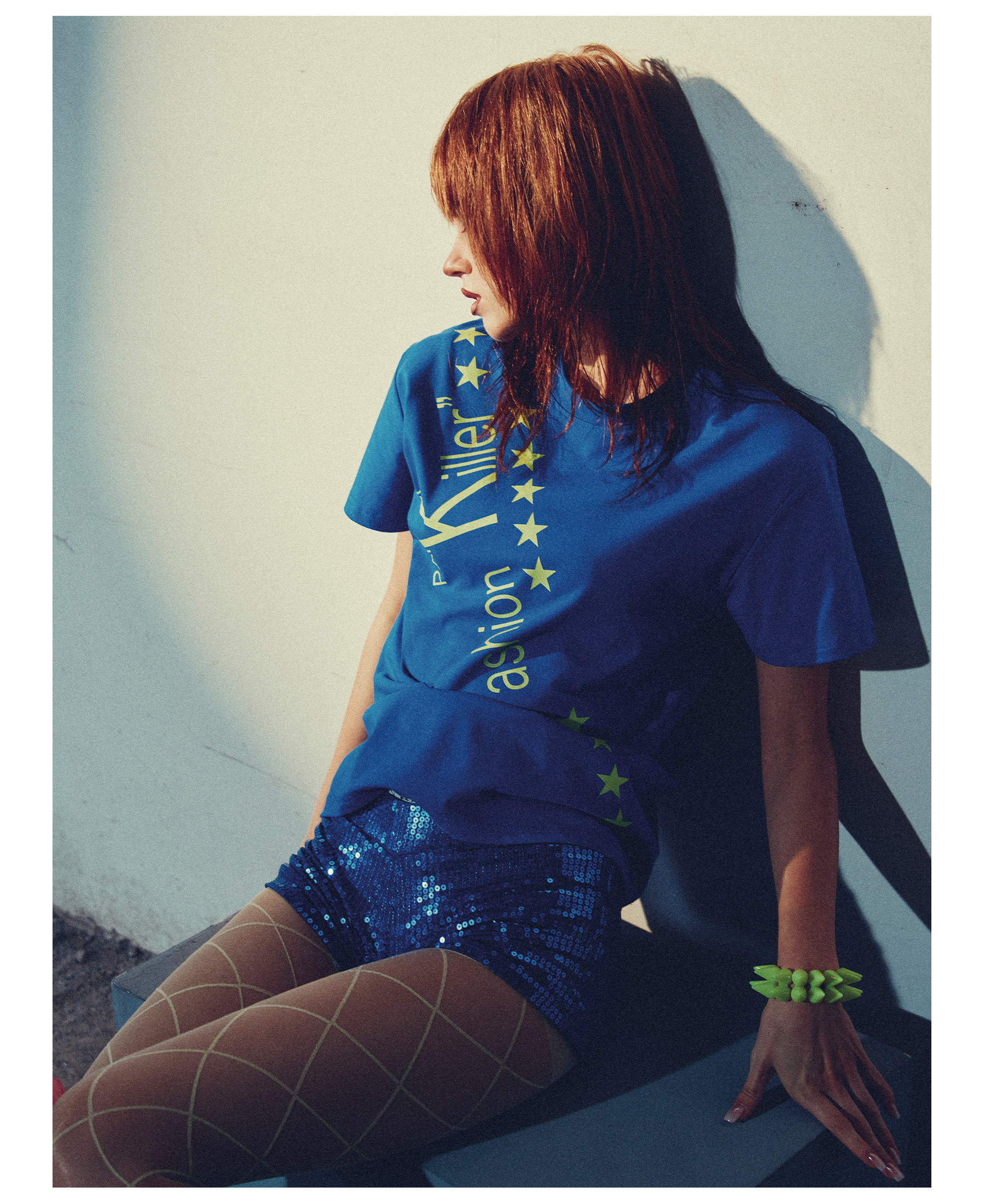 PAIKI English Slogan Regular-Fit Tee