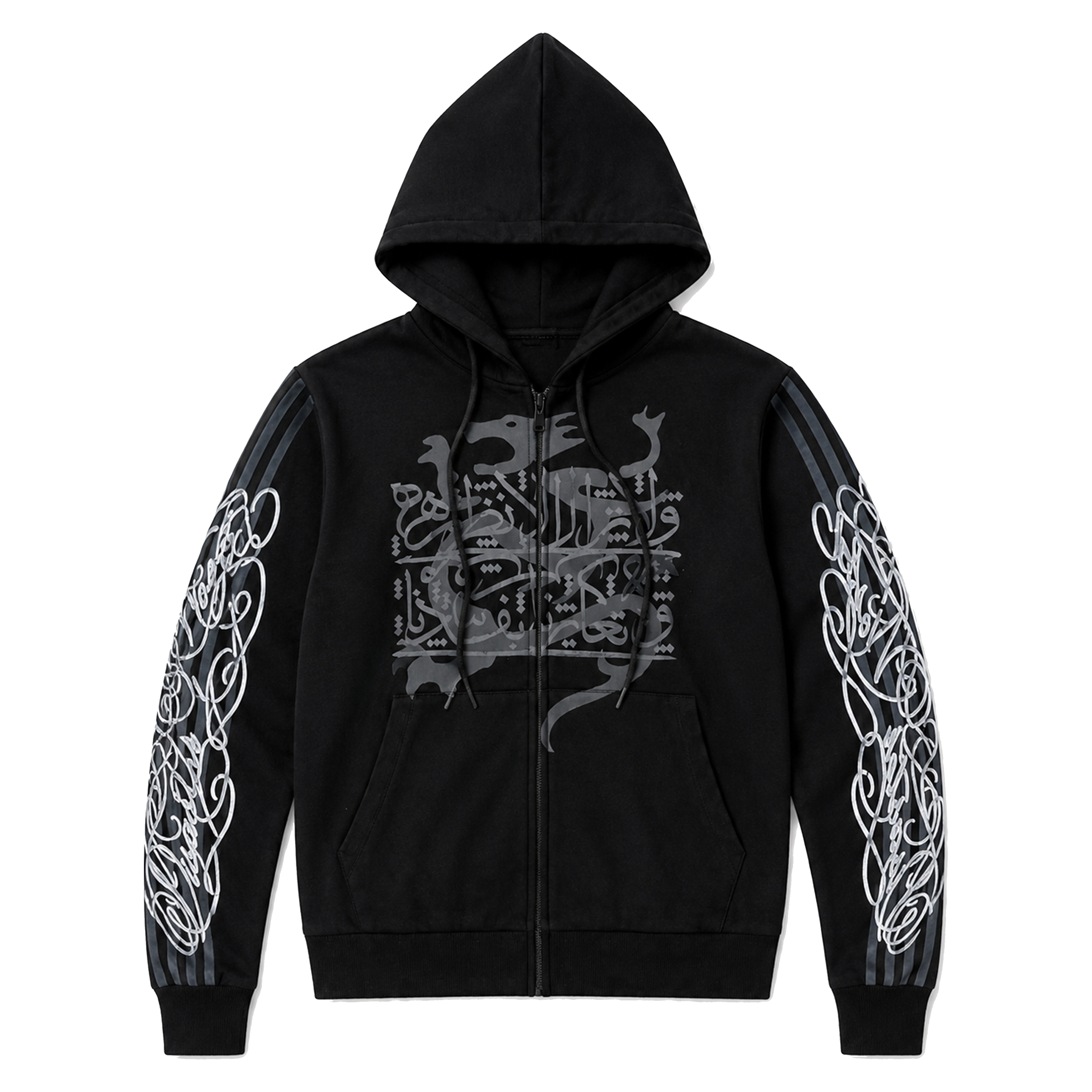 PAIKI Embroidered Studded Hoodie