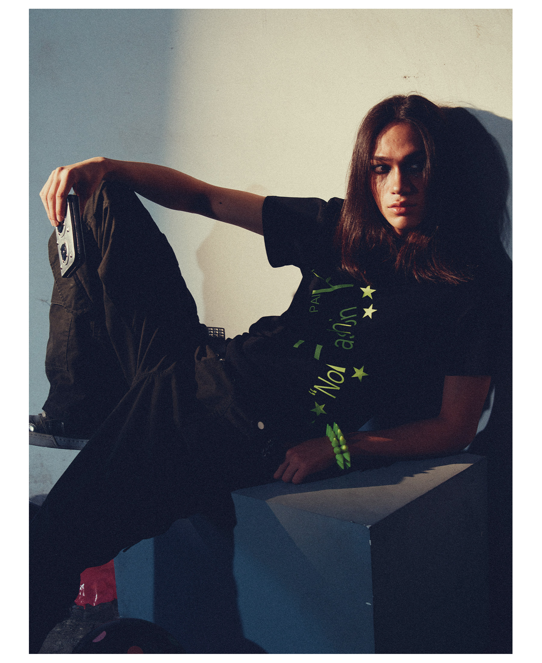 PAIKI English Slogan Regular-Fit Tee