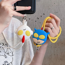 Cartoon mobile phone case lanyard three-dimensional silicone ID lanyard