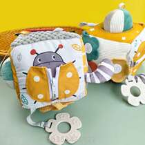 Busy grasping practice buttoning hands and above children early education 6 toys multifunctional button baby moon cloth ball puzzle