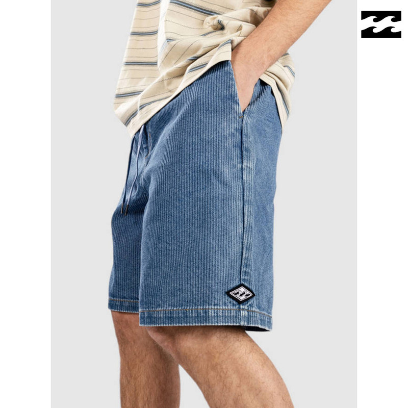 Foreign Order Billabong Australian Surf Brand Trendy American Retro Corduroy Denim Shorts