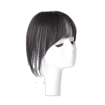 Full real hair wig for women new T-shaped Swiss net high cranial hair extension seamless white hair replacement