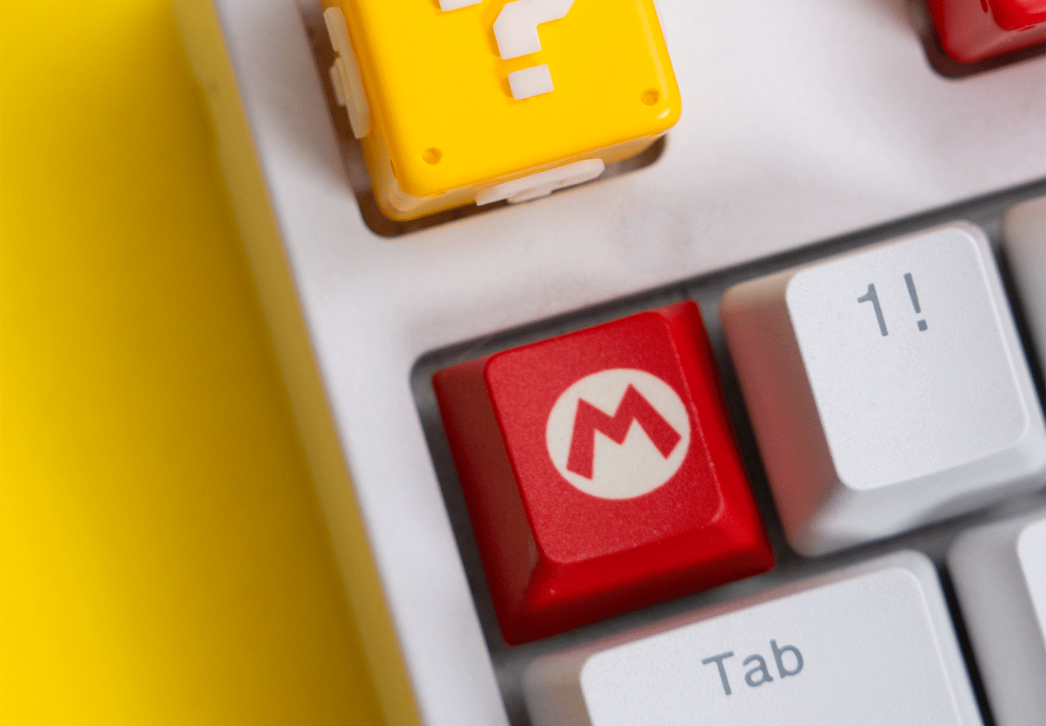 Mario Question Mark Keycap animation 1