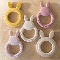 1Pcs Baby Teether Silicone Toy BPA Free Cartoon Rabbit Nursi