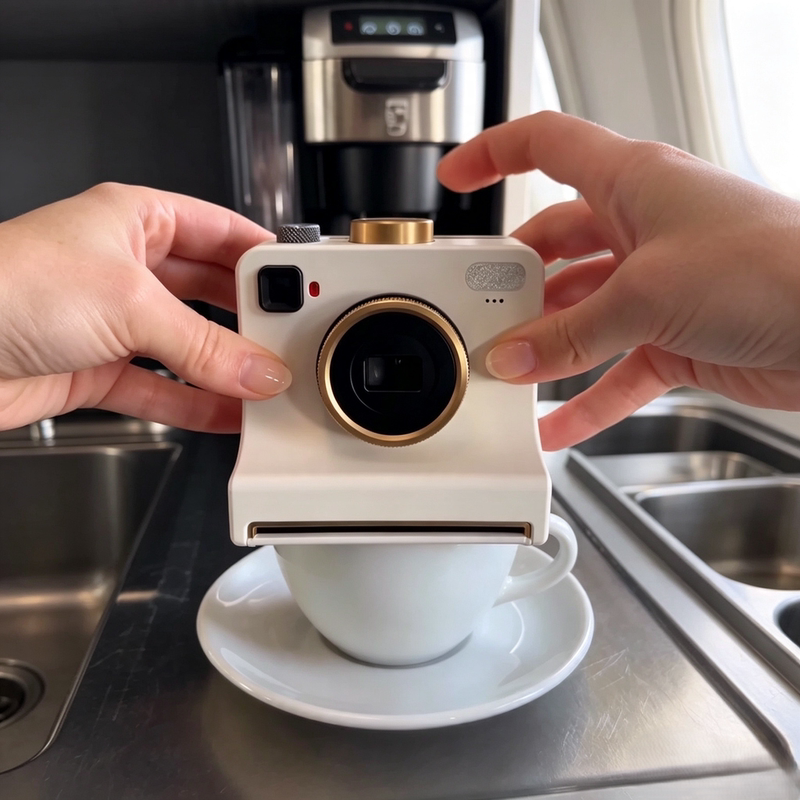 Coffee Latte Art Tool! Latte Art Camera Coffee Template 3D Printer Compact and Portable Milk Cap Printing Mold Coffee Latte Art Tool! Latte Art Camera Coffee Template 3D Printer Compact and Portable Milk Cap Printing Mold