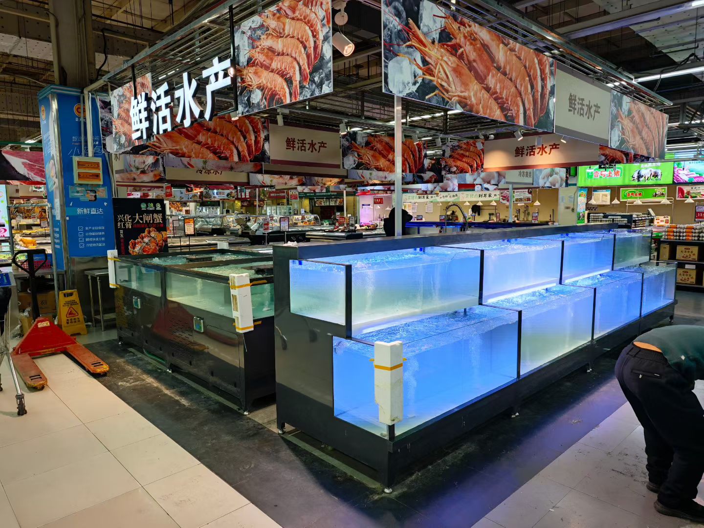 海鲜鱼缸定制工厂