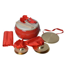 Net Red Three-and-half Props Three and half instruments Performance All-suit Bronze Cymbal Nursery School Children Adults Pure Brass Gong Drums