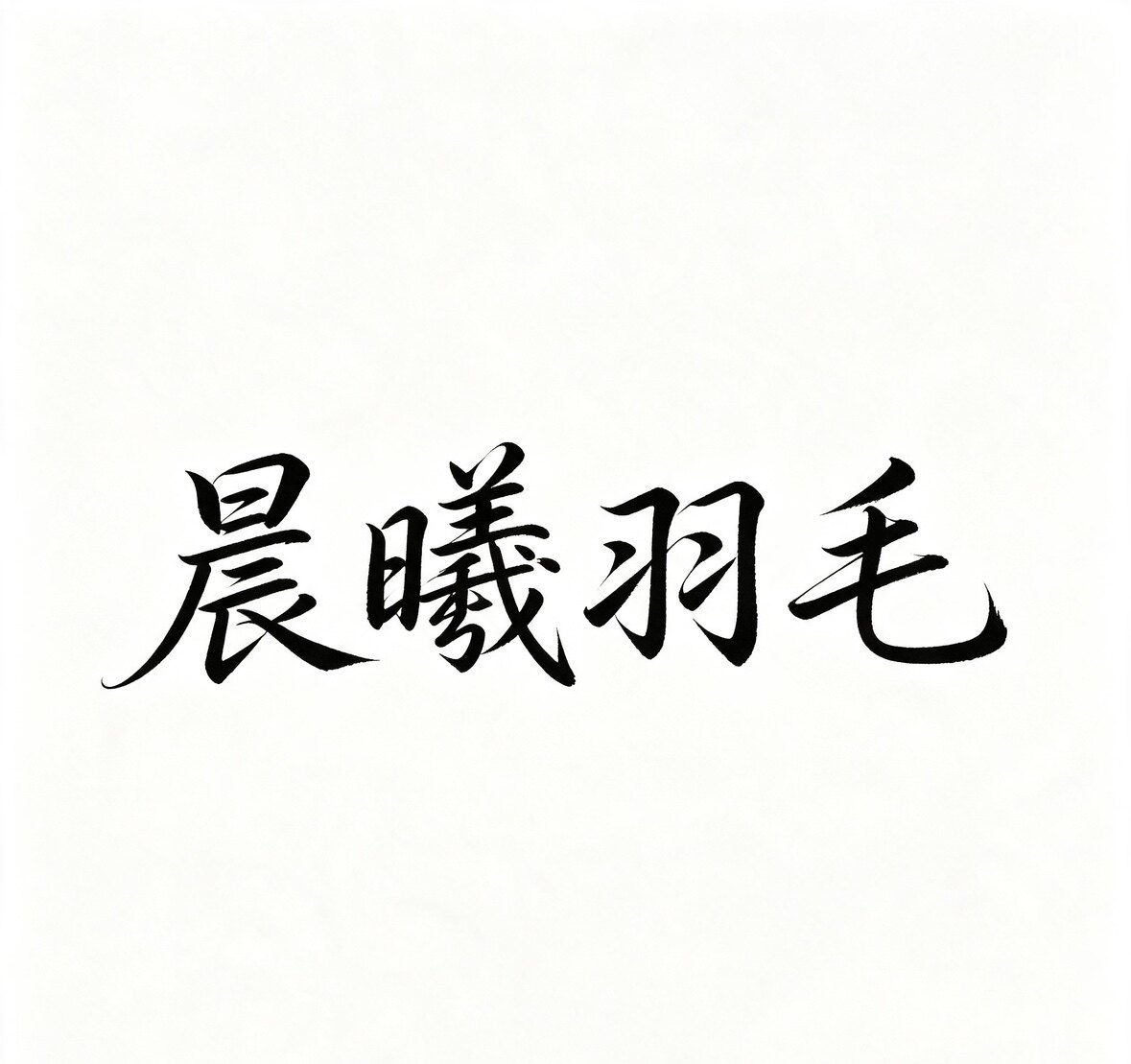 晨曦羽毛