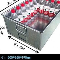 Industrial pickup iron box tools thickened rear bucket iron large handling turnover box metal hardware logistics iron sheet parts