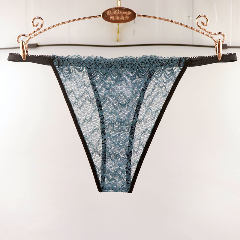 Thong New Style Briefs High Elasticity Fully Transparent Mesh Breathable Thin Lace Trim Sexy Panties for Women Thong New Style Briefs High Elasticity Fully Transparent Mesh Breathable Thin Lace Trim Sexy Panties for Women