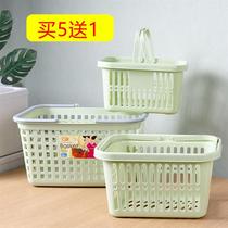 Small supermarket large shopping basket Nordic supermarket portable grocery basket snacks convenience store shopping basket shopping cart basket manufacturer