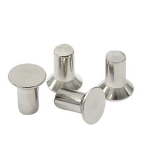 Tengchi (CT) GB8693 stainless steel 304 countersunk head solid rivet flat cap knock-in flat cone head rivet M3*5 (