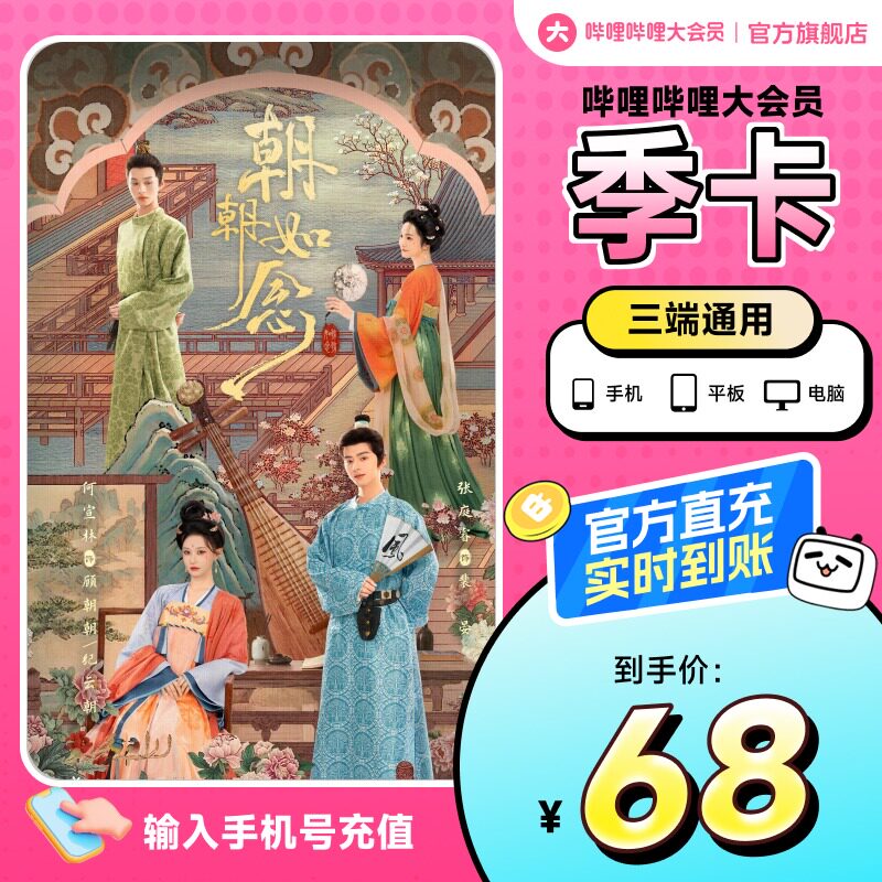 哔哩哔哩大会员季卡:解锁专属福利,畅享无广告视频!-影视会员-淘宝好物网
