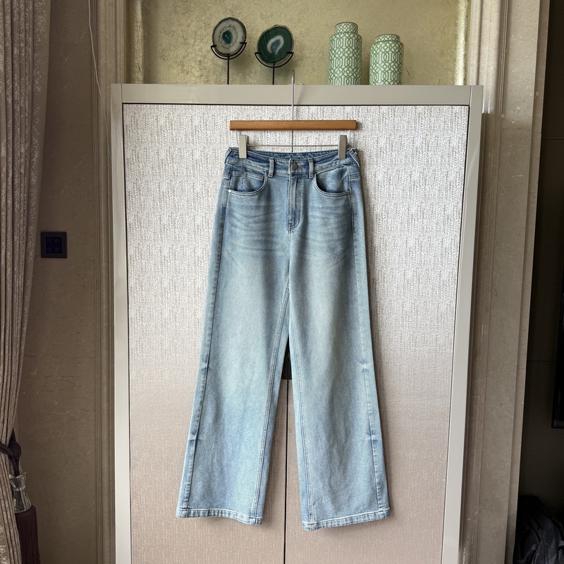 【Shallow Star】Cotton Lyocell Polyester Spandex Jeans, Fashionable, Versatile, Elegant, Casual, Retro, for Women 【Shallow Star】Cotton Lyocell Polyester Spandex Jeans, Fashionable, Versatile, Elegant, Casual, Retro, for Women