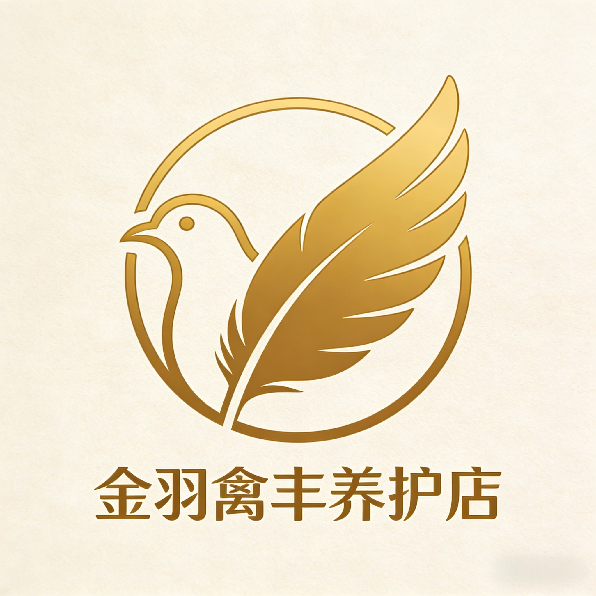 金羽禽丰养护店的LOGO