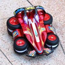 Rolling stunt car dump car remote control car off-road remote control car model charging electric racing car childrens toy car boy