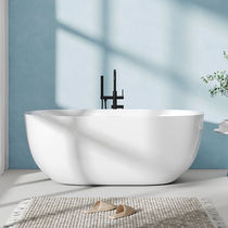 Bathtub household seamless one-piece oval small apartment acrylic independent adult B&B hotel internet celebrity bathtub