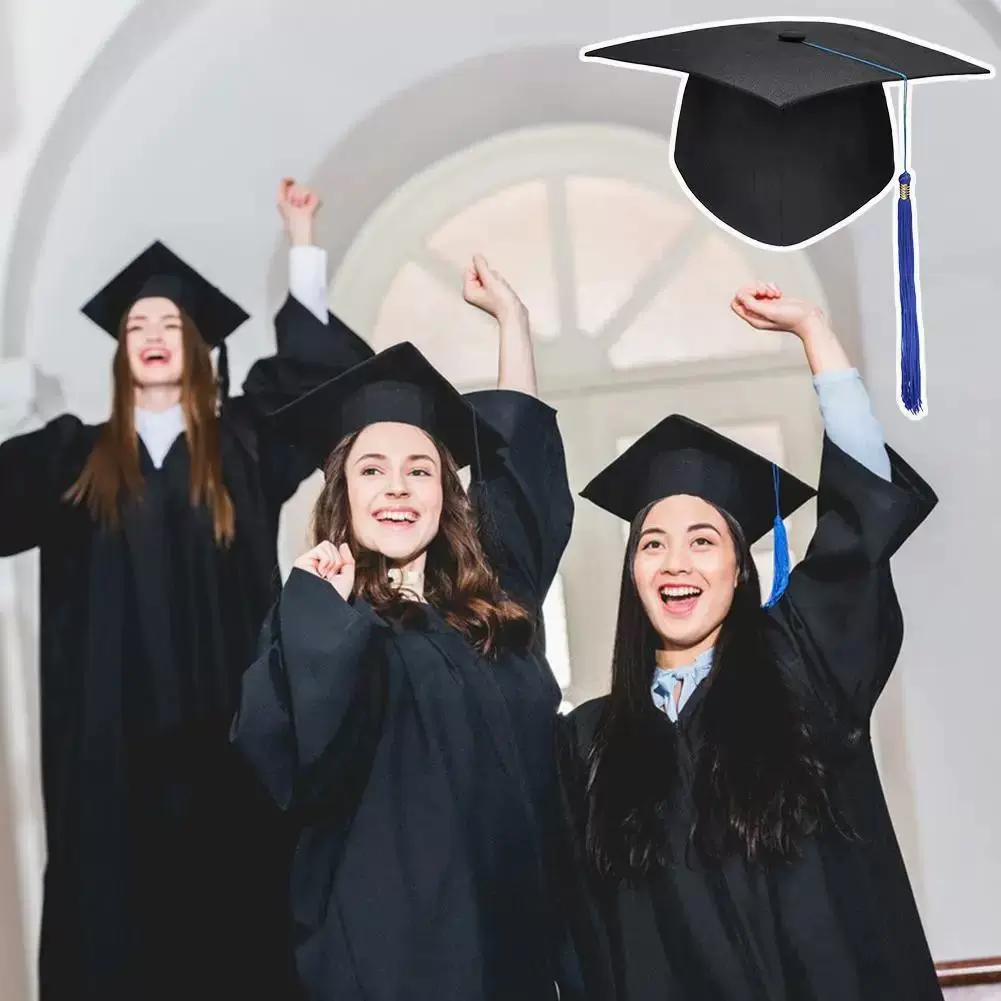 1PCS BLACK BAR MITZVAH HATS Graduation Hat for Student Congr
