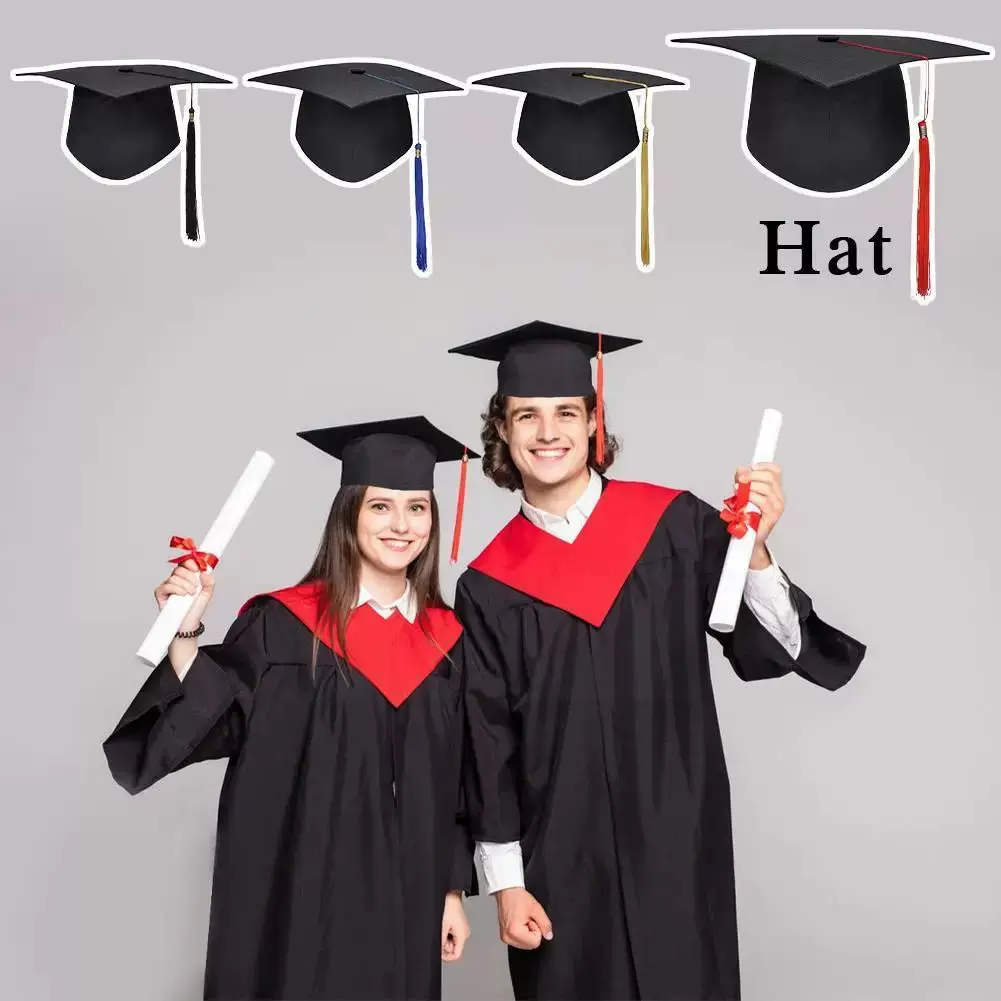 1PCS BLACK BAR MITZVAH HATS Graduation Hat for Student Congr