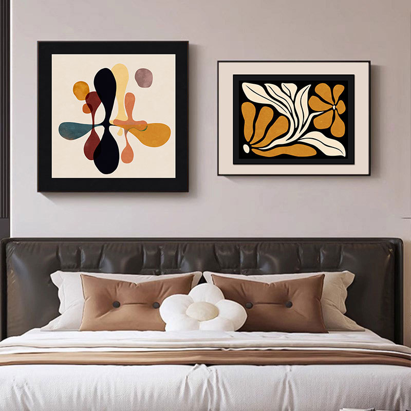New Niche Art Bedroom Bedside Decorative Painting, Master Bedroom Background Wall French-Style Hanging Painting, Living Room High-End Mural