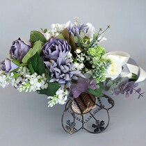 Hot selling European style wedding brides bouquet artificial flowers home decoration bouquet wedding outdoor photo props scene
