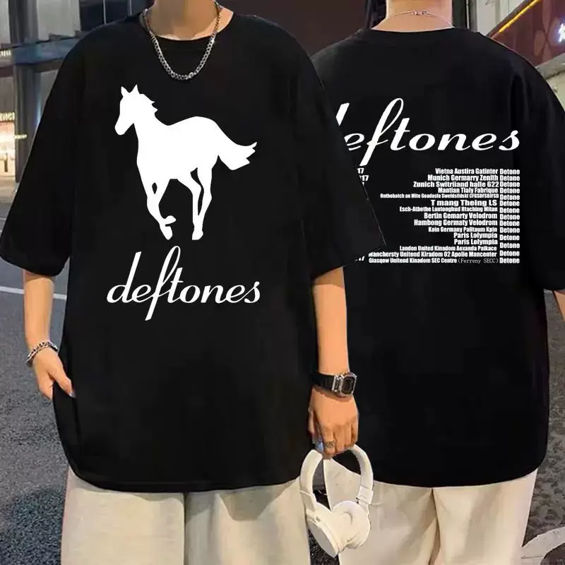 DEFTONES GIRL EYES CARTOON THIRTS 90s Винтажная мода Рубашка