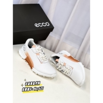Counter Ecco 2024 new leather gradient lace-up round toe soft bottom comfortable shock-absorbing sports women